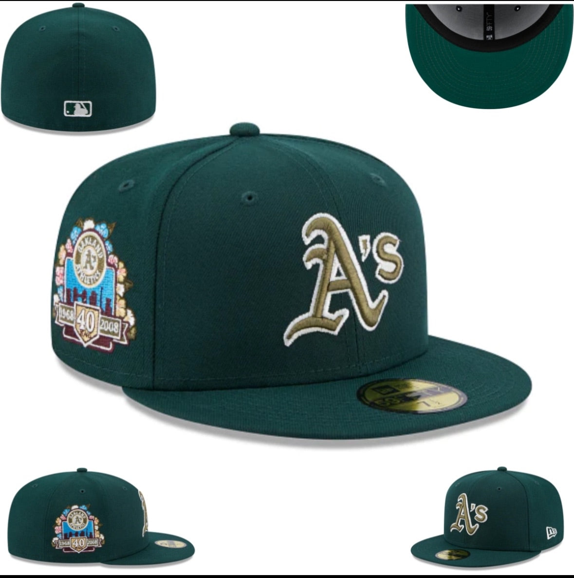 New Era Oakland Athletics Botanical 59FIFTY Mens Fitted Hat