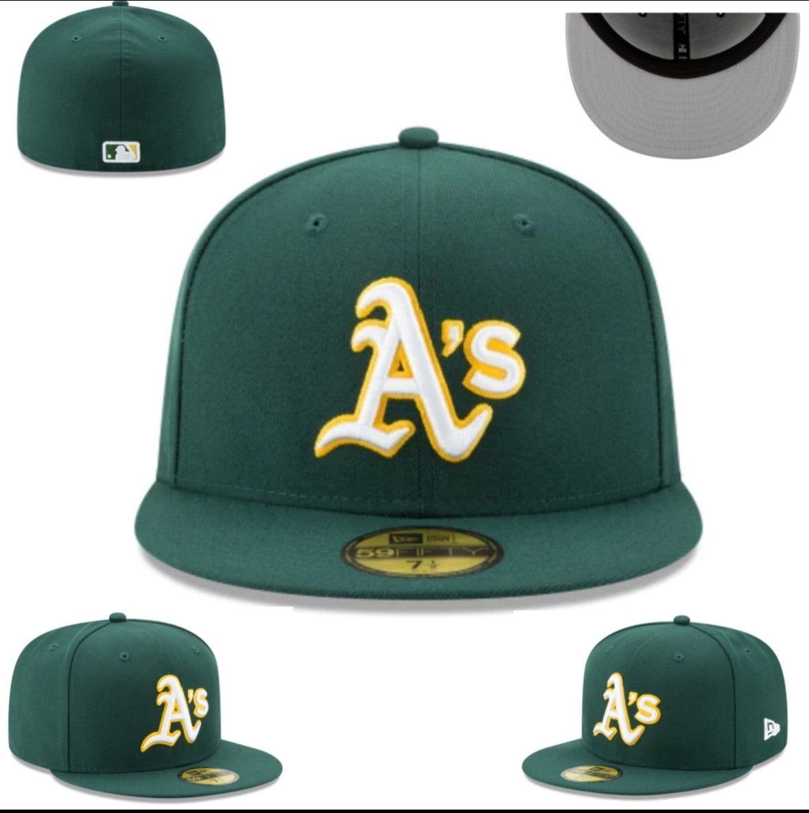 New Era 59FIFTY Oakland Athletics Batting Practice 2023 Fitted Hat