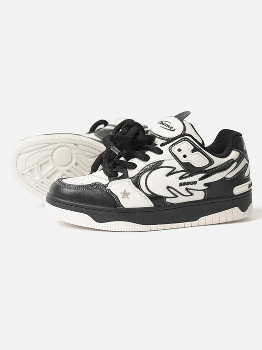 BAPE Court Sta Black White | נעליים