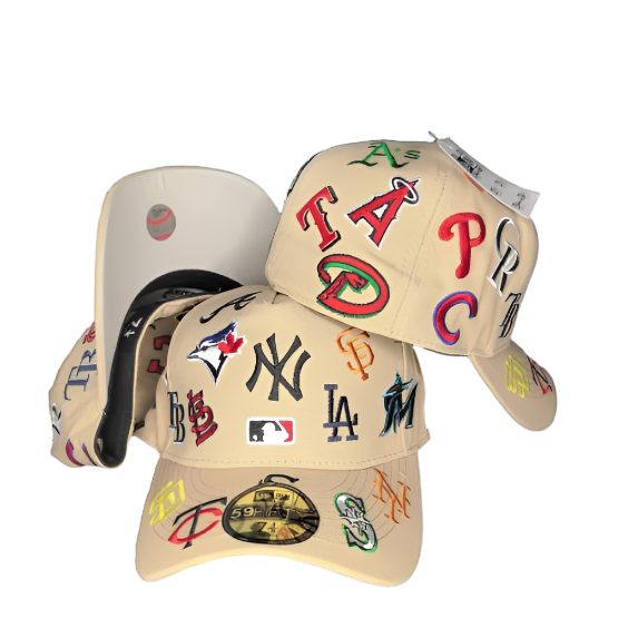 MLB-כובע מצחייה עם כל קבוצות ה