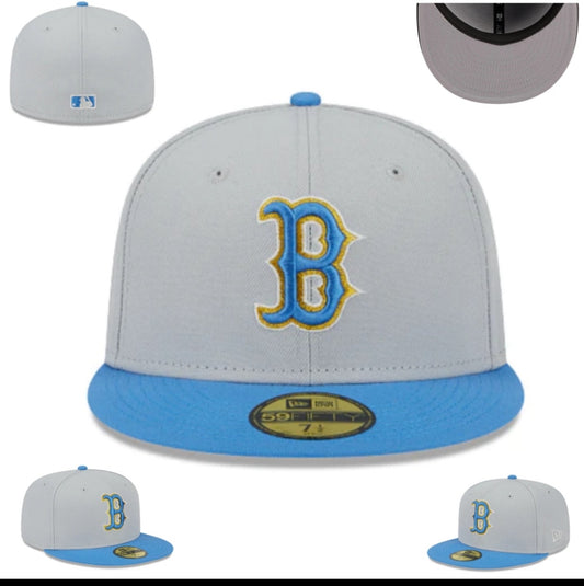 NEW ERA MLB BOSTON-WHITE AND BLUE