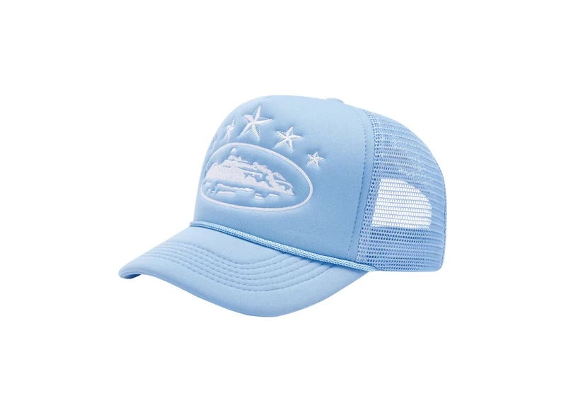 Corteiz 5 Star Trucker Hat - blue | כובע מצחייה