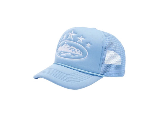 Corteiz 5 Star Trucker Hat - blue | כובע מצחייה